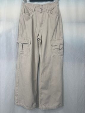 Refuge Wide Leg High Waist Cargo Jeans Women's Small